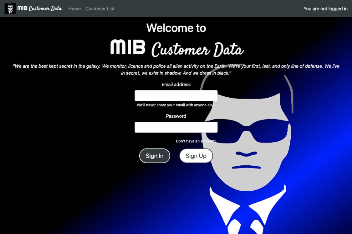 Cover image for project MIB Customer Data
