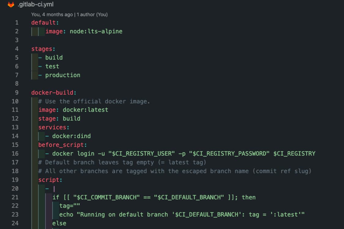 Cover image for project GitLab CI/CD Project