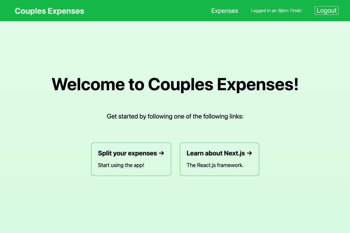 Cover image for project Couples Expenses